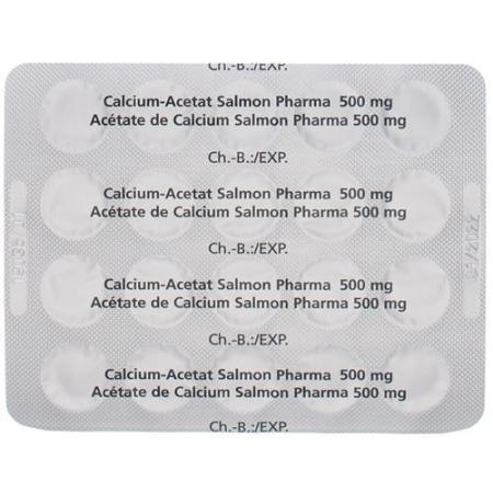 Calcium Acetate Salmon Pharma Filmtablet 500 mg 100 pcs - PrimeCare Global