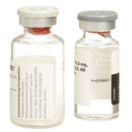 Solu-Medrol dry sub 500 mg with solvent penetration - PrimeCare Global