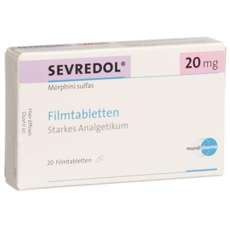 Sevredol 20 mg 20 filmtablets - PrimeCare Global