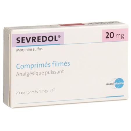 Sevredol 20 mg 20 filmtablets - PrimeCare Global