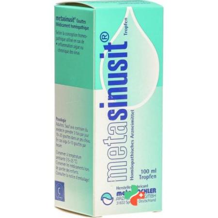 Metasinusit drops 100 ml - PrimeCare Global