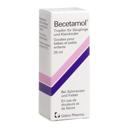 Becetamol drops 100 mg/ml bottle 20 ml - PrimeCare Global