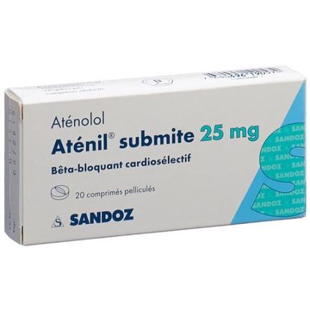 Atenil submite Filmtabl 25 mg 20 pcs - PrimeCare Global