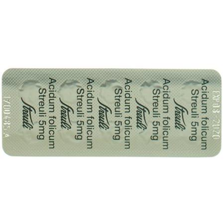 Acidum folicum Streuli Tabl 5 mg 100 pcs - PrimeCare Global