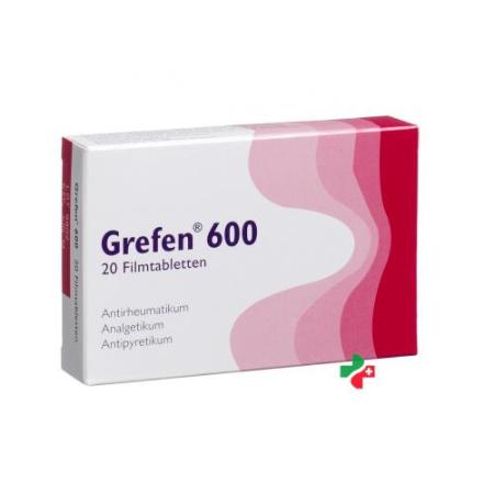 Grefen 600 mg 20 filmtablets - PrimeCare Global