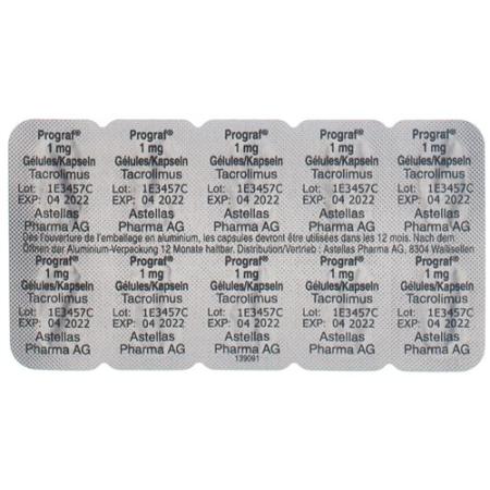 Prograf Caps 1 mg 50 pcs - PrimeCare Global