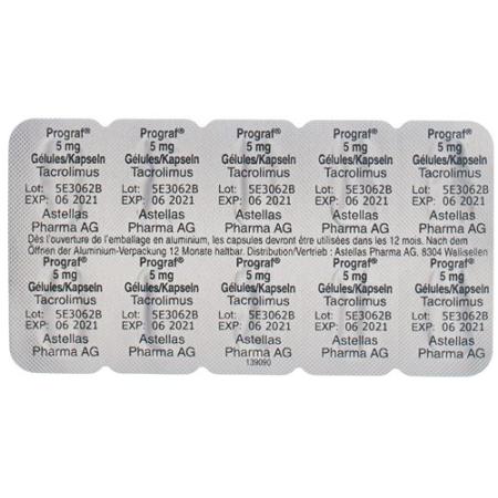 Prograf Kaps 5 mg 50 pcs - PrimeCare Global