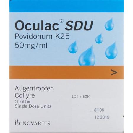 Oculac SDU Gtt Opht 20 Monodos 0.4ml - PrimeCare Global