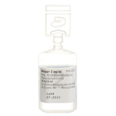 Naropin Inj L&ouml;s 0.2% 10ml Duofit ampoules 5 pcs - PrimeCare Global