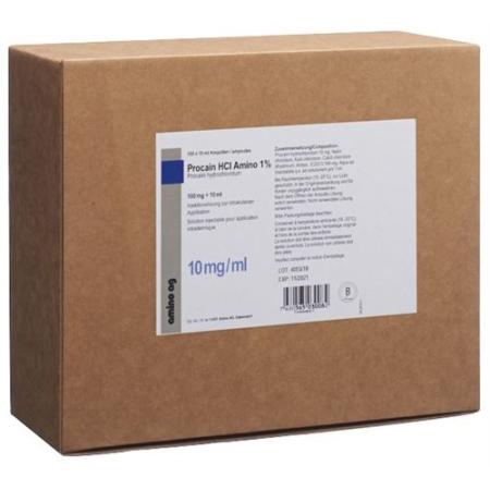 Procaine HCl Amino 100mg/10ml 100amp 10ml - PrimeCare Global