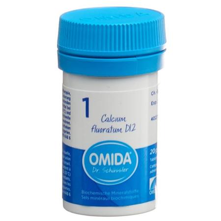 Omida Schuessler Nr1 Calcium fluoratum Tabl D 12 Ds 20 g - PrimeCare Global