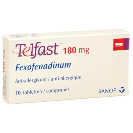 Telfast Filmtablet 180 mg 10 pcs - PrimeCare Global
