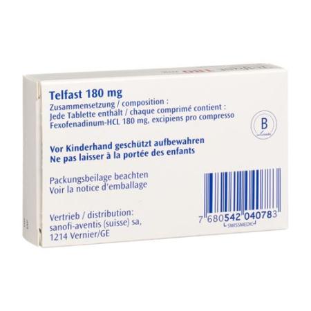 Telfast Filmtablet 180 mg 30 pcs - PrimeCare Global