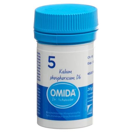 Omida Schuessler Nr5 Potassium phosphoricum Tabl D 6 Ds 20 g - PrimeCare Global