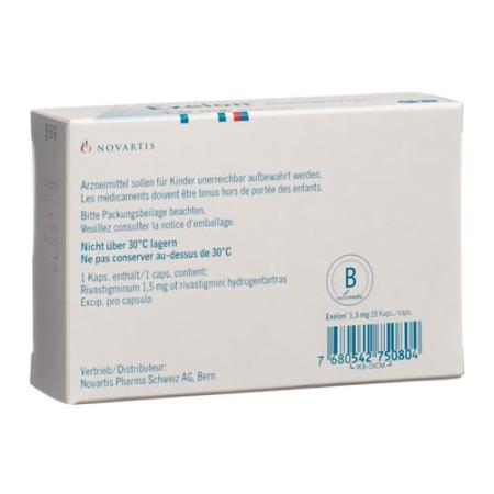 Exelon Kaps 1.5 mg 56 pcs - PrimeCare Global