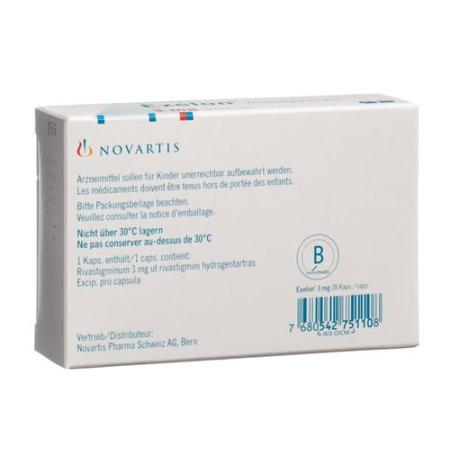 Exelon Kaps 3 mg 56 pcs - PrimeCare Global