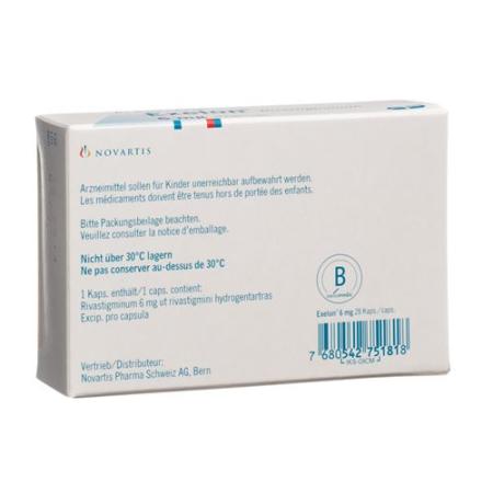 Exelon Kaps 6 mg 112 pcs - PrimeCare Global