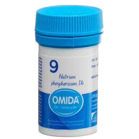 Omida Schuessler Nr9 sodium phosphoricum Tabl D 6 Ds 20 g - PrimeCare Global