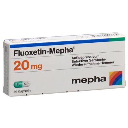 Fluoxetine-Mepha Kaps 20 mg 30 pcs - PrimeCare Global