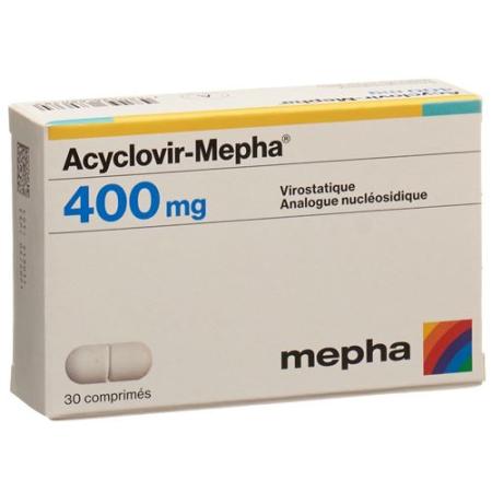 Acyclovir-Mepha Tabl 400 mg 30 pcs - PrimeCare Global