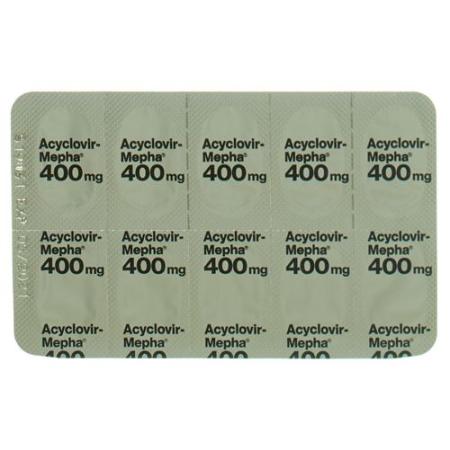 Acyclovir-Mepha Tabl 400 mg 70 pcs - PrimeCare Global