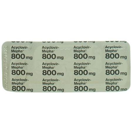 Acyclovir-Mepha Tabl 800 mg 35 pcs - PrimeCare Global