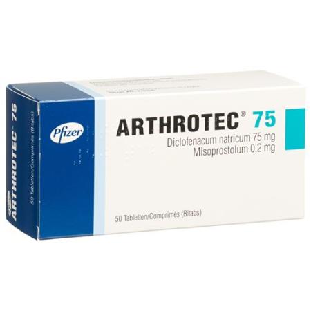 Arthrotec Bitabs 75 mg 50 pcs - PrimeCare Global