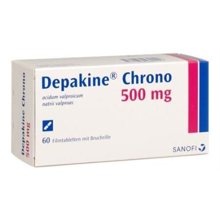 Depakine Chrono Filmtablet 500 mg divisible 60 pcs - PrimeCare Global