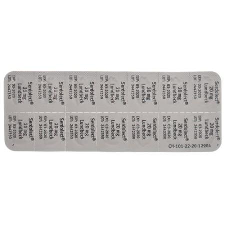 Serdolect Filmtablet 20 mg 98 pcs - PrimeCare Global