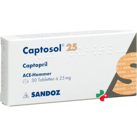 Captosol 25 mg 30 tablets - PrimeCare Global