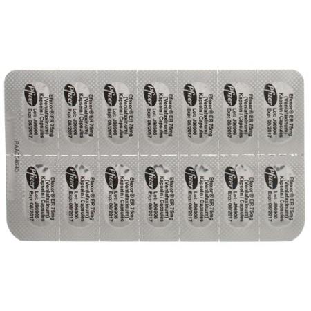 Efexor ER Kaps 75 mg with extended release 98 pcs - PrimeCare Global
