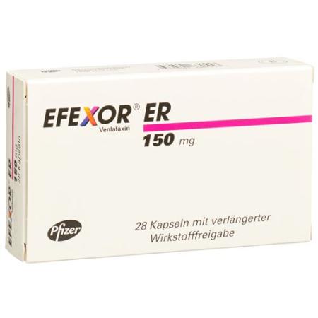 Efexor ER Kaps 150 mg with extended release 28 pcs - PrimeCare Global
