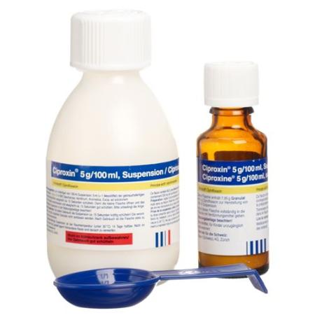 Ciproxin Susp 5g/100ml Bottle 100ml - PrimeCare Global