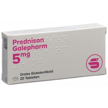 Prednisone Galepharm Tabl 5 mg 20 pcs - PrimeCare Global