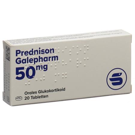 Prednisone Galepharm Tabl 50 mg 20 pcs - PrimeCare Global