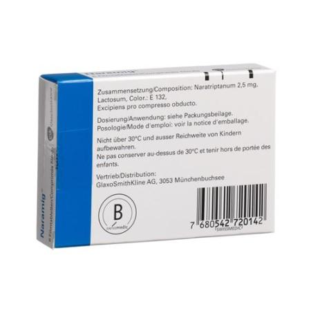 Naramig Filmtablet 2.5 mg 6 pcs - PrimeCare Global