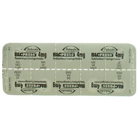 Blopress Tabl 4 mg 7 pcs - PrimeCare Global