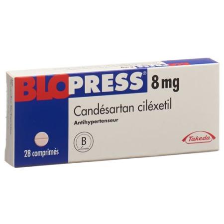 Blopress Tabl 8 mg 28 pcs - PrimeCare Global