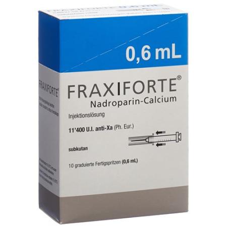 Fraxiforte 0.6 ml Inj L&ouml;s 10 Fertspr 0.6 ml - PrimeCare Global