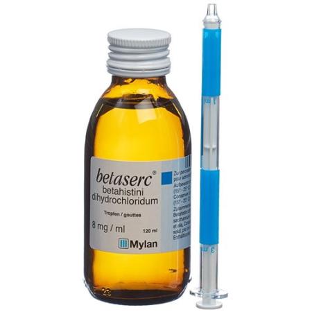 Betaserc drops 8 mg/ml bottle 120 ml - PrimeCare Global