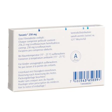 Tavanic Tabl 250 mg 10 pcs - PrimeCare Global