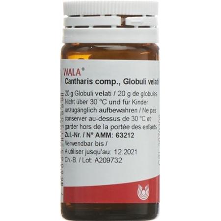 Wala Cantharis comp. Glob bottle 20 g - PrimeCare Global