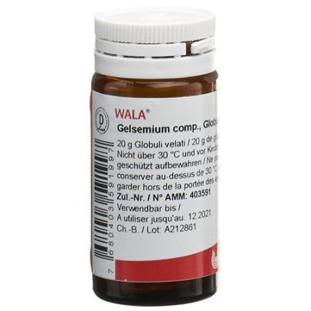 Wala Gelsemium comp. Glob bottle 20 g - PrimeCare Global