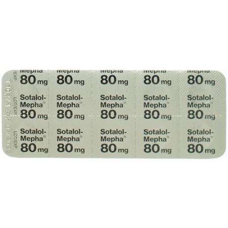 Sotalol-Mepha Tabl 80 mg 30 pcs - PrimeCare Global