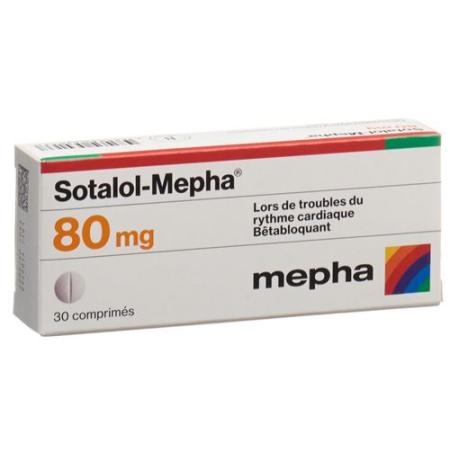 Sotalol-Mepha Tabl 80 mg 100 pcs - PrimeCare Global