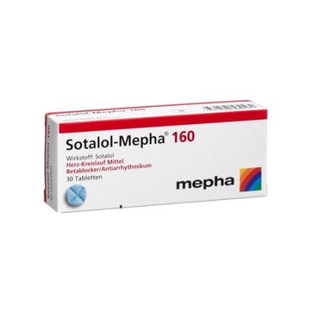 Sotalol-Mepha Tabl 160 mg 30 pcs - PrimeCare Global