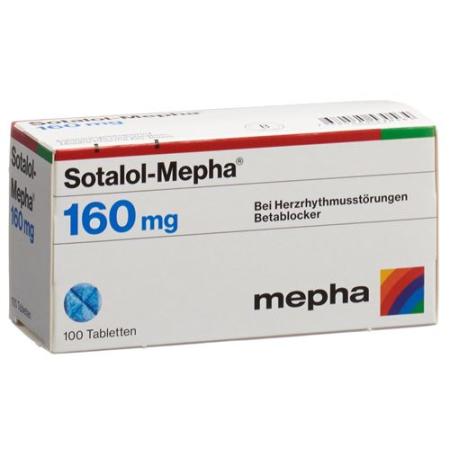 Sotalol-Mepha Tabl 160 mg 100 pcs - PrimeCare Global