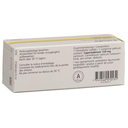 Xeloda Filmtablet 150 mg 60 pcs - PrimeCare Global