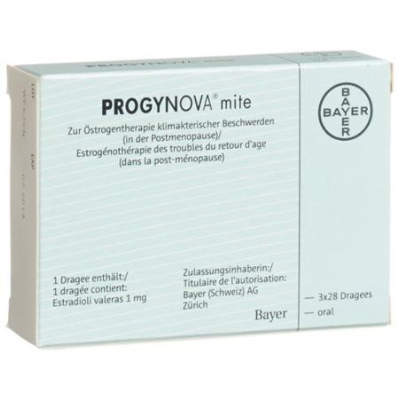 Progynova mite Drag 1 mg 3 x 28 pcs - PrimeCare Global