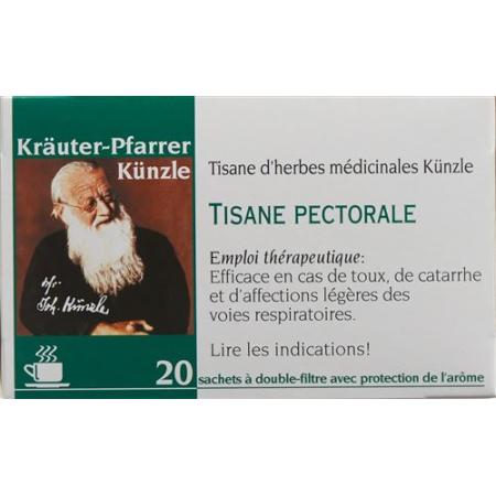 Kuenzle Bronchial Husten Tee 20 Beutel - PrimeCare Global